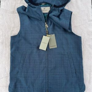 Brand new with tags Canali mens large slim fit waterproof vest